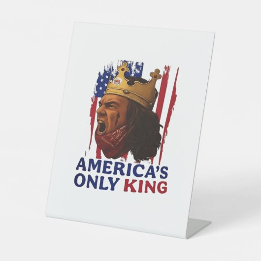 アメリカに王は一人 台座サイン (正面)