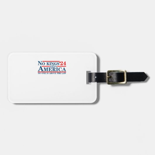 アメリカに王様はいない クラシック レトロ ラゲッジタグ (正面横)