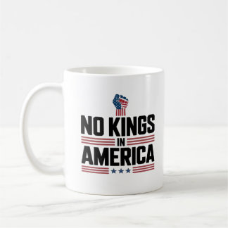 アメリカに王様はいない クラシックUSAレトロ コーヒーマグカップ