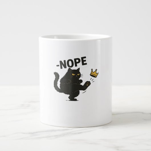 アメリカに王様はいない ジャンボコーヒーマグカップ (正面)