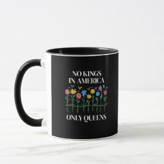 アメリカに王様はいない、女王だけだよ 面白い クィア ガイ プ マグカップ