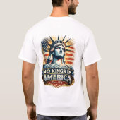 アメリカに王様はいない – 1776年以来 | 自由の女神 Tシャツ (裏面)