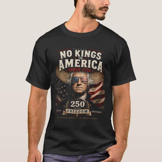 アメリカに王様はいない Tシャツ (正面)