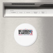 アメリカに王様はいない USA愛国スタイル マグネット (インサイチュ (食洗機))