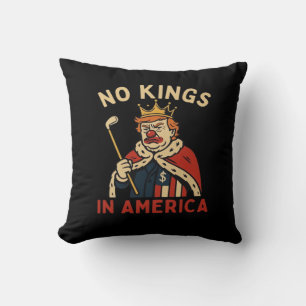 アメリカに王様はいらない アンチドナルド ノーキingsデイ クラスTシャツ クッション