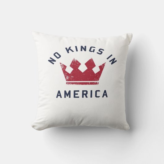 アメリカに王様はいらない アンチ・ファシズム USA クラシック クッション (正面)