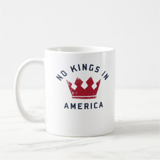 アメリカに王様はいらない アンチ・ファシズム USA クラシック コーヒーマグカップ