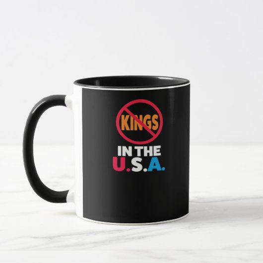 アメリカに王様はいらない マグカップ (左)
