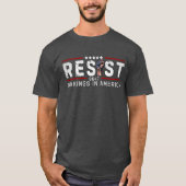 アメリカに王様はいらない レトロ・レジスト Tシャツ (正面)