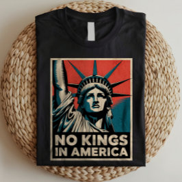 アメリカに王様はいらない 自由の女神像 アンチトランプ Tシャツ