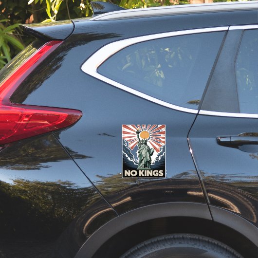 アメリカに王様はいらない 自由の状態 USA 民主党員 シール (車体側面)
