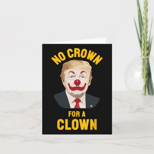 アメリカに王様はいらない Anti Trump カード (正面)