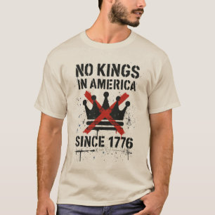 アメリカに王様はいらない No Kings Day 抗議 Tシャツ