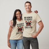 アメリカに王様はいらない No Kings Day 抗議 Tシャツ (ユニセックス)