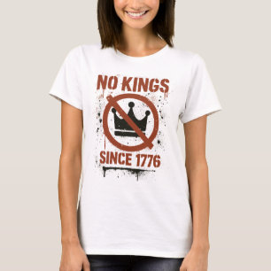 アメリカに王様はいらない No Kings Day 抗議 Tシャツ