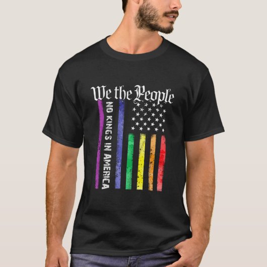 アメリカに王様はいらない Tシャツ (正面)