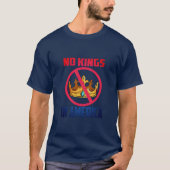 アメリカに王様はいらない Tシャツ (正面)