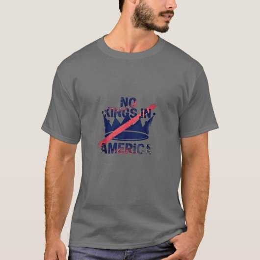 アメリカに王様はいらない Tシャツ (正面)