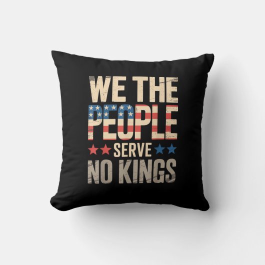 アメリカに王様はいらない We The People クッション (正面)