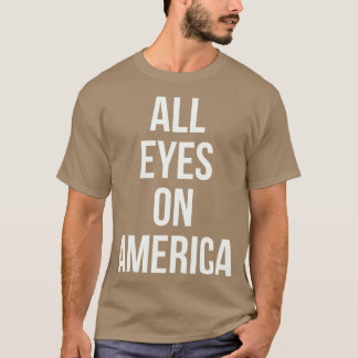 アメリカに目を向ける Tシャツ