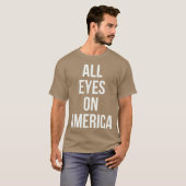 アメリカに目を向ける Tシャツ (正面フル)
