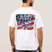 アメリカに祝福を - オリジナルグッズ Tシャツ (裏面)