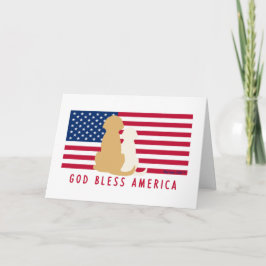 アメリカに祝福を ポストカード