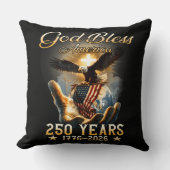 アメリカに祝福を 250周年 1776-2026 クッション (正面)