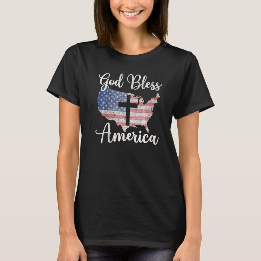 アメリカに祝福を Tシャツ (正面)
