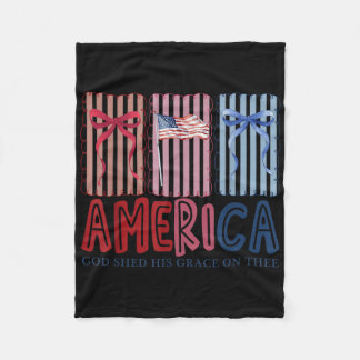 アメリカに神の恵みを Independent Tee 7月4日 フリースブランケット