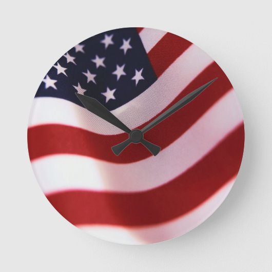 アメリカに神の祝福を ラウンド壁時計 (正面)