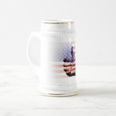 アメリカに賛成! ビールジョッキ (正面左)