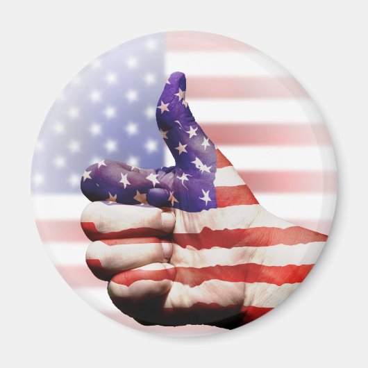 アメリカに賛成！ マグネット (正面)