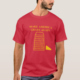 アメリカに- MAGAのTシャツに再度火格子を付けさせます Tシャツ