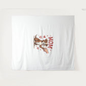 アメリカのいじめっ子ママかわいい犬ママおもしろい女性 タペストリー (正面(横))