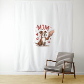 アメリカのいじめっ子ママかわいい犬ママおもしろい女性 タペストリー (インサイチュ)