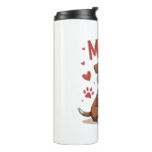 アメリカのいじめっ子ママかわいい犬ママおもしろい女性 タンブラー (回転左)