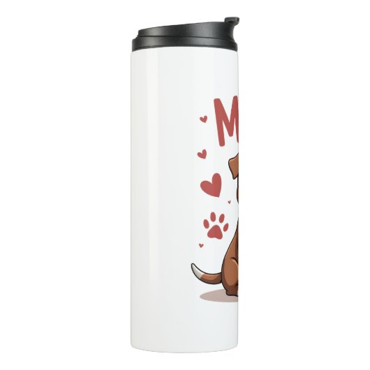 アメリカのいじめっ子ママかわいい犬ママおもしろい女性 タンブラー (回転左)