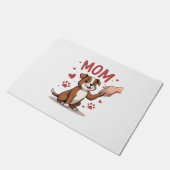 アメリカのいじめっ子ママかわいい犬ママおもしろい女性 ドアマット (アングル)