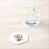 アメリカのいじめっ子ママかわいい犬ママおもしろい女性 ペーパーコースター (インサイチュ)