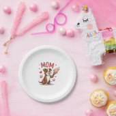 アメリカのいじめっ子ママかわいい犬ママおもしろい女性 ペーパープレート (パーティー)