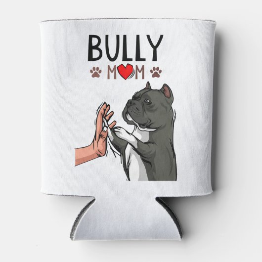 アメリカのいじめっ子ママかわいい犬ママおもしろい女性 缶クーラー (正面)