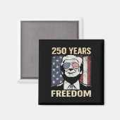 アメリカのおかしいトランプ 4th of July マグネット (正面/裏面)