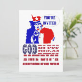 アメリカのおじさん アメリカのパーティー 招待状 (スタンド正面)