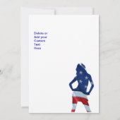 アメリカのおじさん アメリカのパーティー 招待状 (裏面)