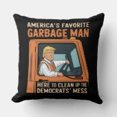 アメリカのお気に入りのガーベージマントランプ45 47 USA クッション (正面)