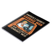 アメリカのお気に入りのガーベージマントランプ45 47 USA ノートブック (左側)