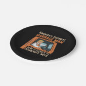 アメリカのお気に入りのガーベージマントランプ45 47 USA ペーパープレート (アングル)