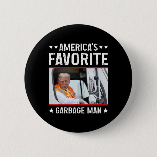 アメリカのお気に入りの軍曹トランプおもしろい・ゲージTru 缶バッジ (正面)