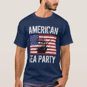 アメリカのお茶会 Tシャツ (正面)
